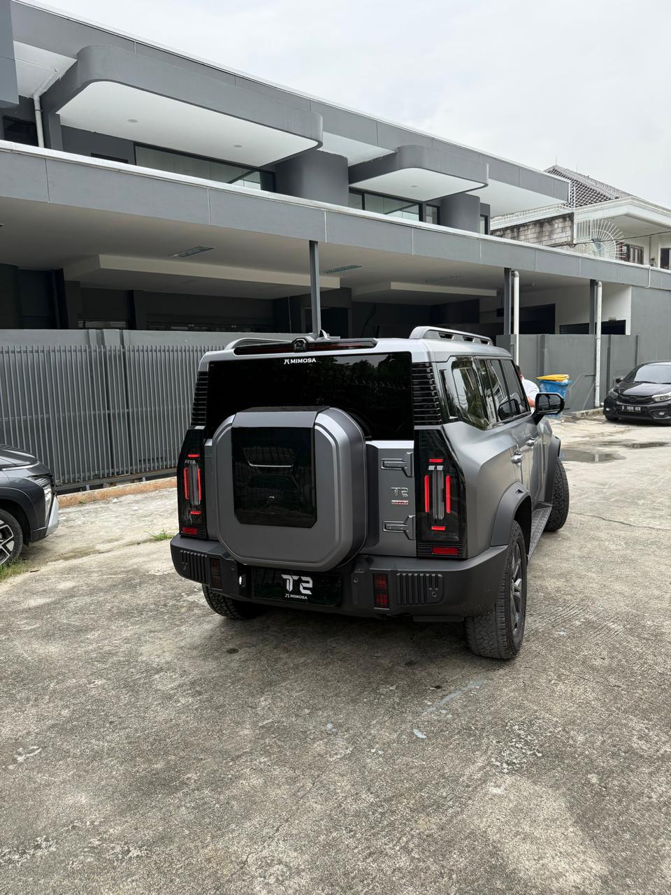 Eksterior belakang Jetour T2